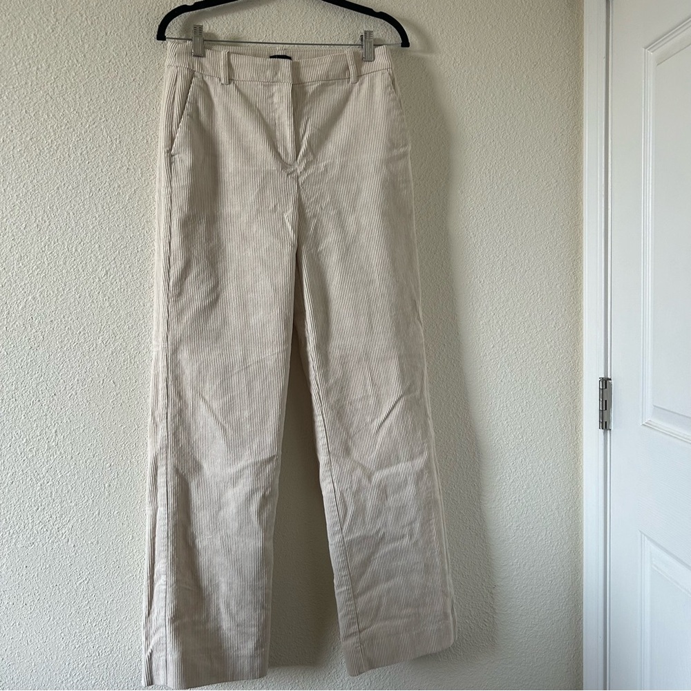 J. Crew Women’s Corduroy Straight Leg Pants 6T Contemporary Coastal Nautical